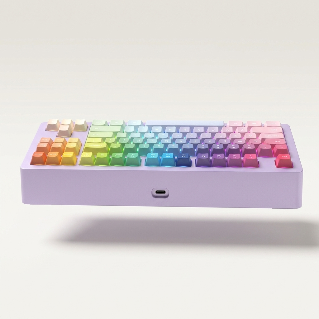 Aluminium Hot-Swappable Mechanical Gaming Keyboard - 87-Key TKL, RGB Backlit