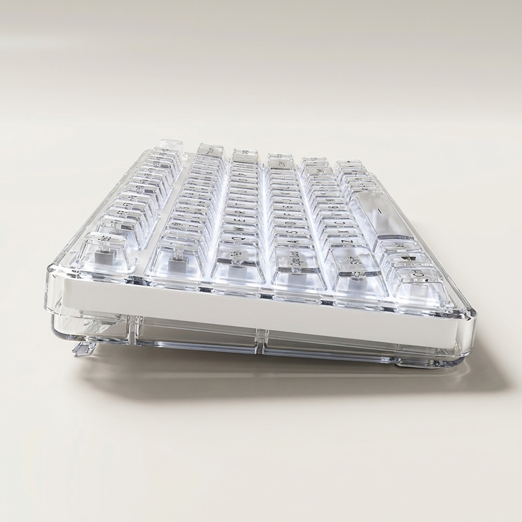 Quiet non-mechanical key switches for late-night work and study