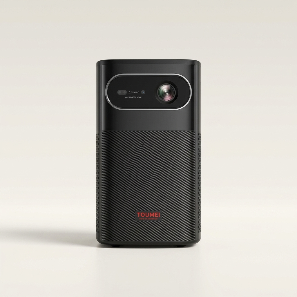 Cordless DLP projector powered by a built-in 15,000mAh rechargeable battery