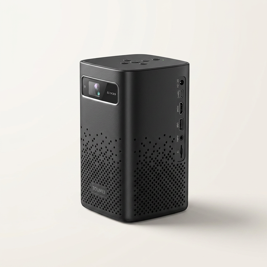 Mini projector with 8000mAh battery giving around three hours of playback