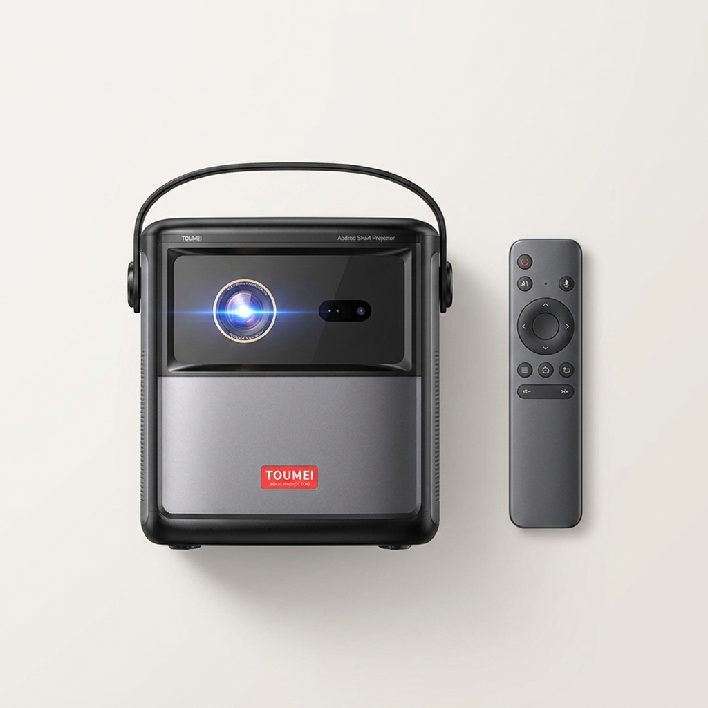 ToF laser autofocus sharpening the picture automatically when the projector moves
