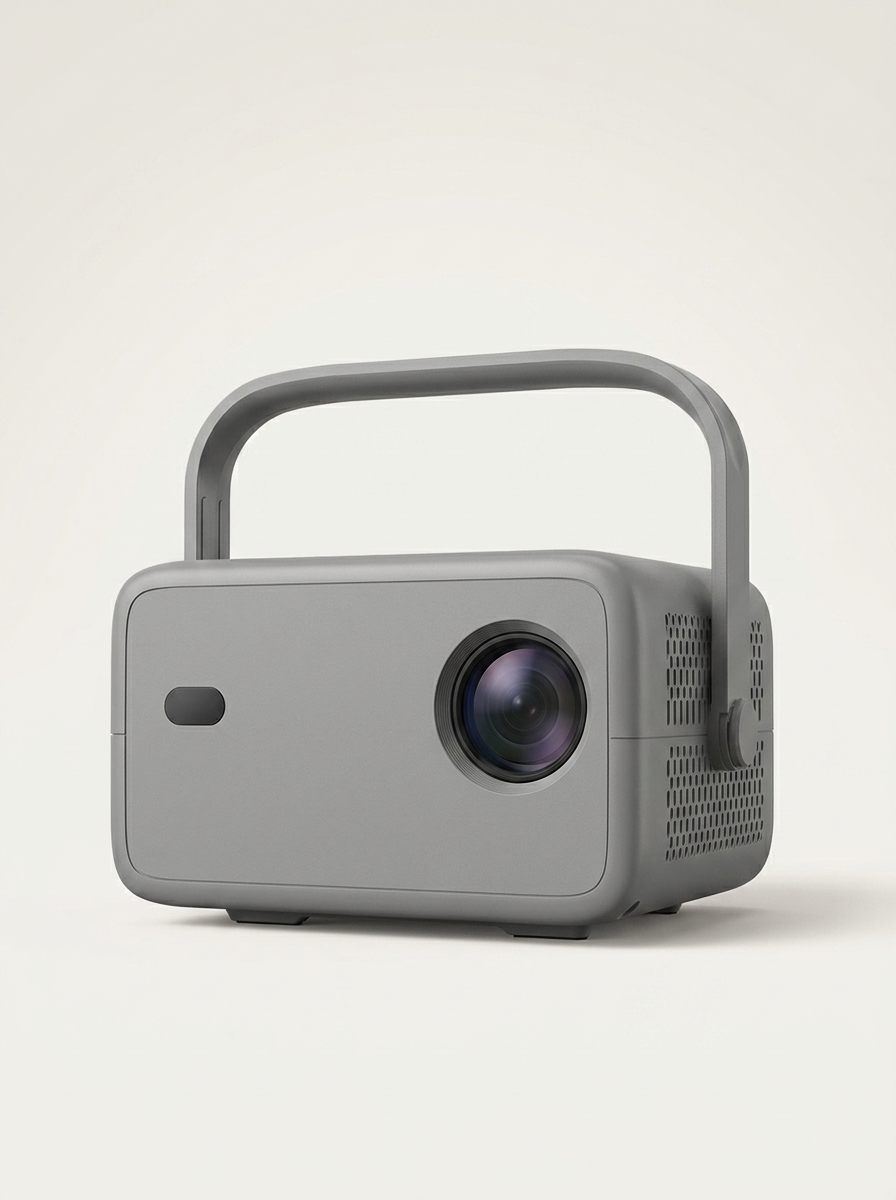 Smart Projector - Native Full HD 1080p, Android 14, 4K/8K File Decoding, Up to 200" (UK Plug)