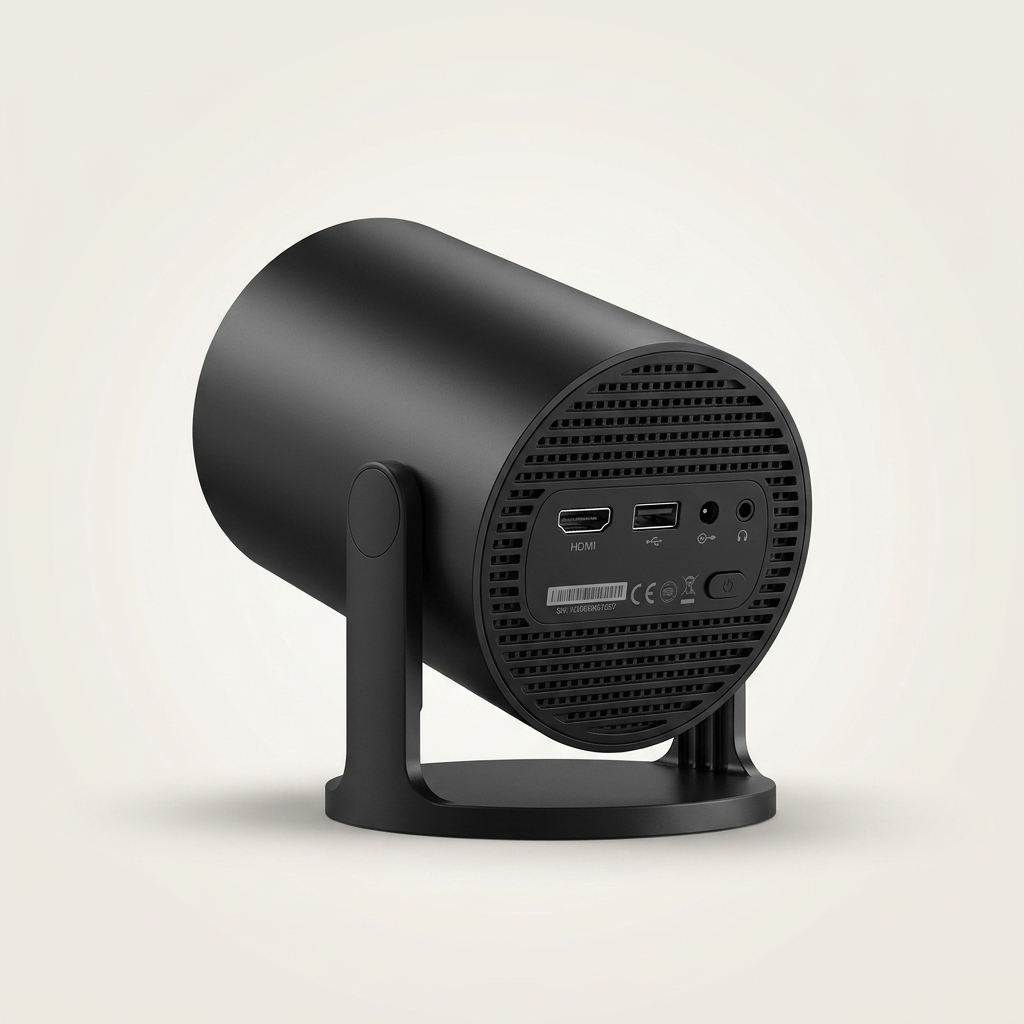 Mini Projector - 720p HD Native, 300 ANSI Lumens, Android & Bluetooth 5.4 (UK Plug)