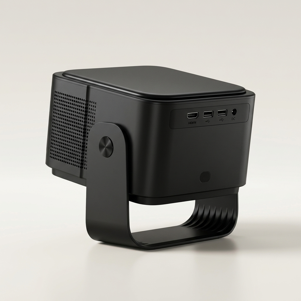 Smart PTZ Home Cinema Projector - Native WUXGA 1920x1200, 500 ANSI, Android (UK Plug)