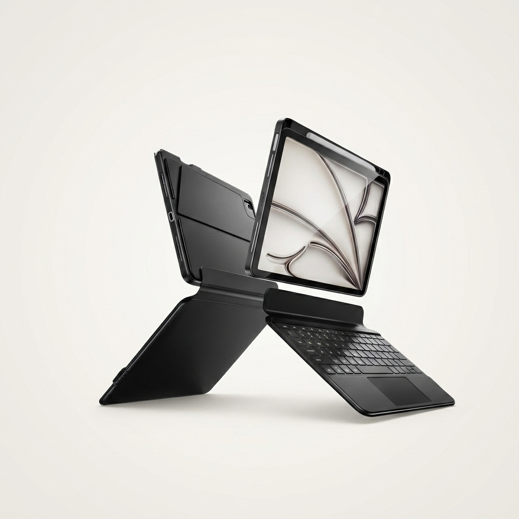 Soft-touch fingerprint-resistant keyboard case in five colour options