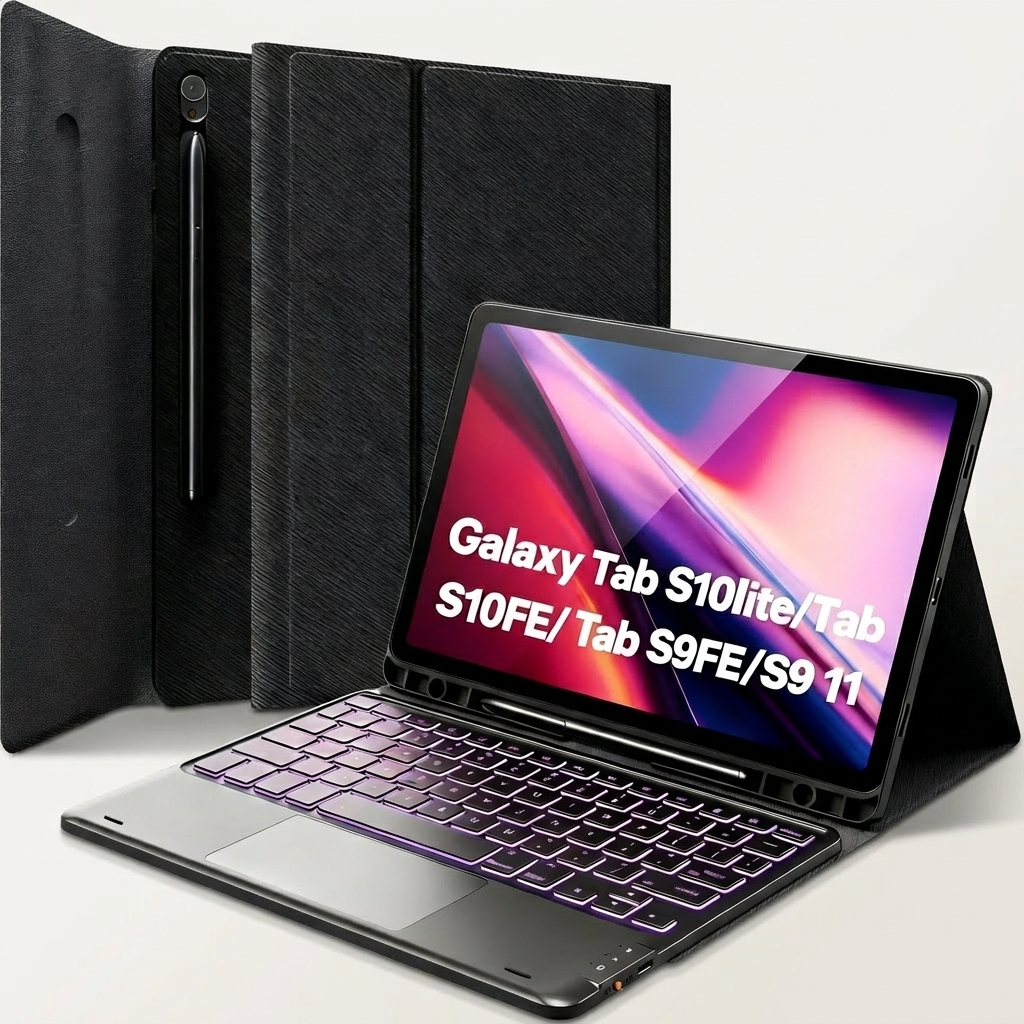 Fits Galaxy Tab S11, S10 FE, S9 FE and S6 Lite, with hard-shell option