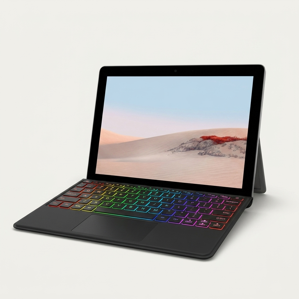 Compatible with Surface Go 1, 2, 3 and 4, finished in black