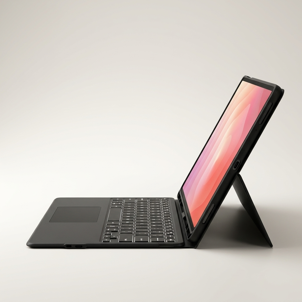 Backlit keys and a built-in trackpad for working without a mouse
