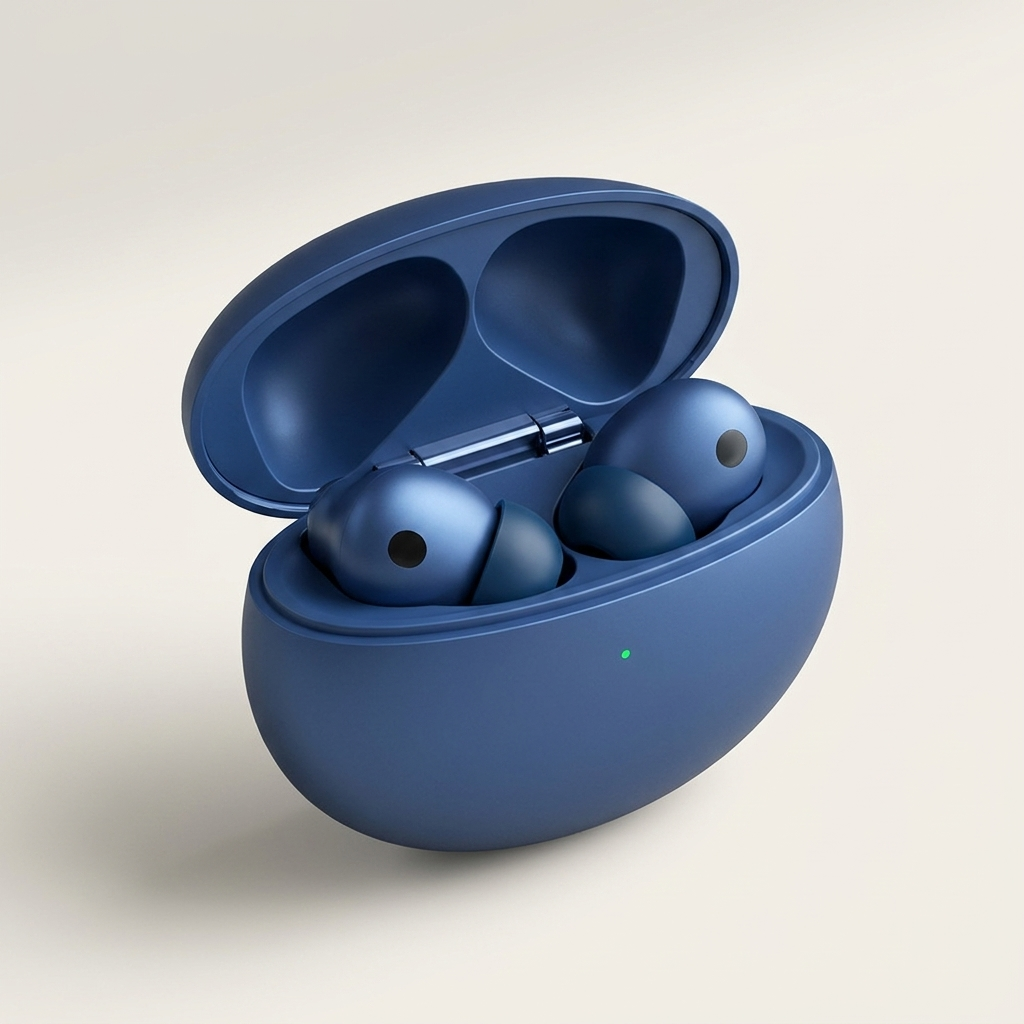 Wireless earbuds with dual-microphone ENC for clear hands-free calls