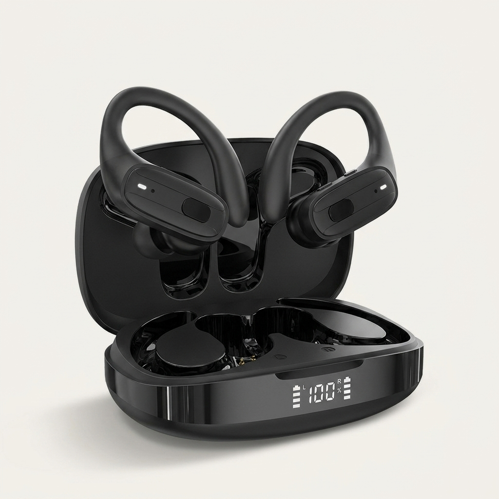 Open design keeping you aware of your surroundings while running outdoors
