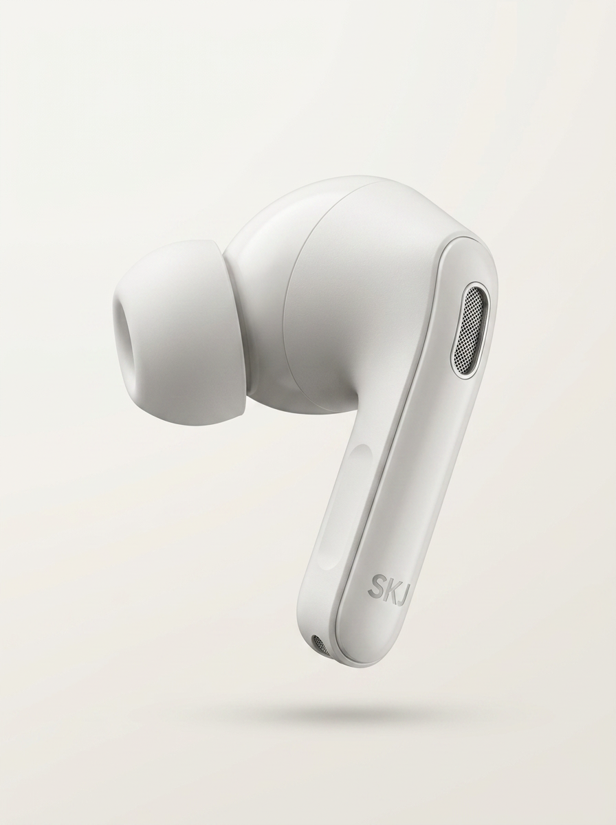 In-ear TWS earbuds with dual-microphone ENC for clear hands-free calls