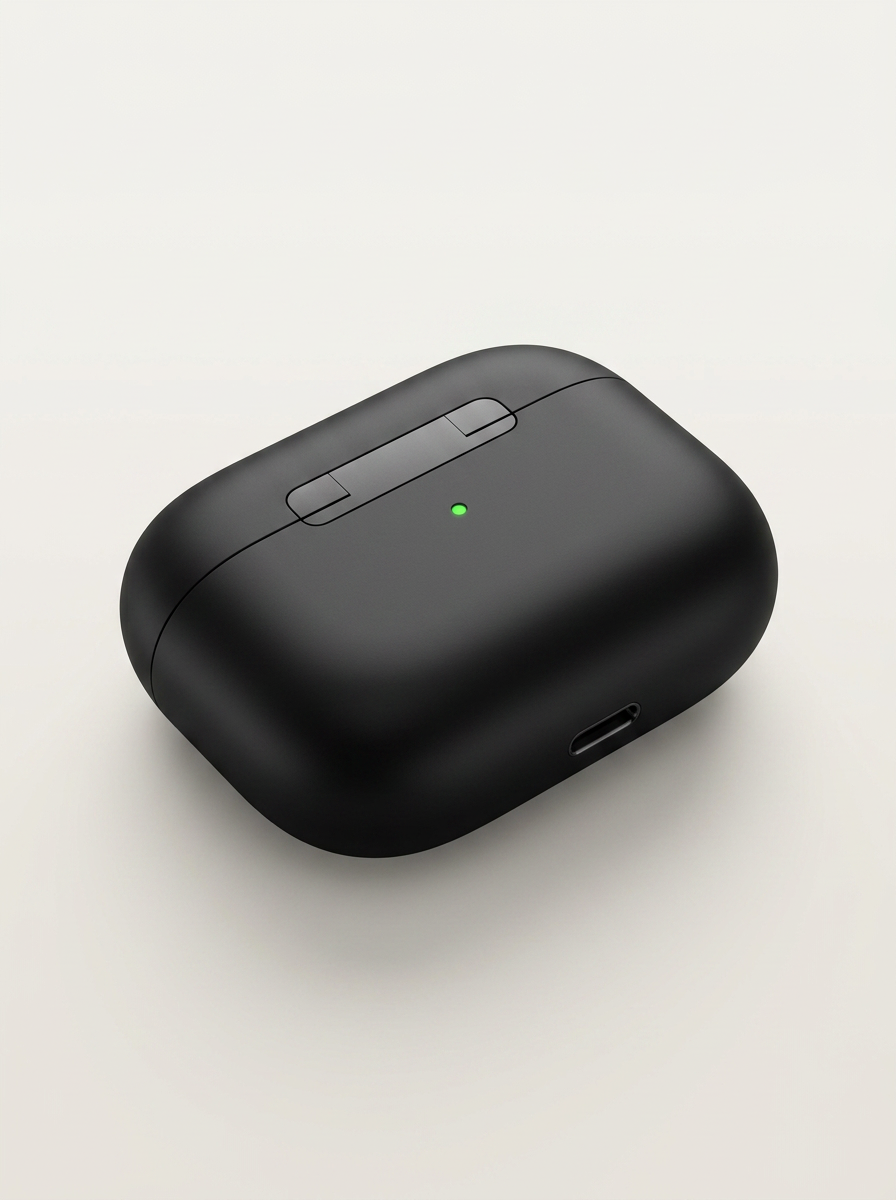 Wireless earbuds with compact charging case, touch controls and voice assistant