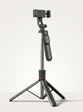 Selfie Stick Tripod - 1.7m Extendable Bluetooth Phone Stand with Fill Light Options