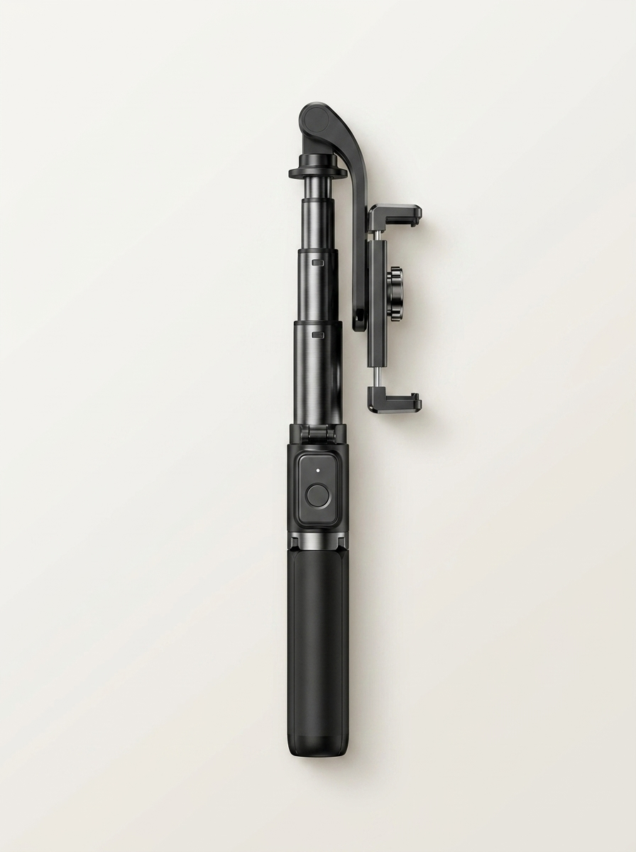 Selfie Stick Tripod - 1.7m Extendable Bluetooth Phone Stand with Fill Light Options