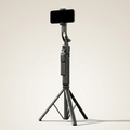 AI Face-Tracking Gimbal Selfie Stick - Anti-Shake Handle, Bluetooth Remote, 1.8m