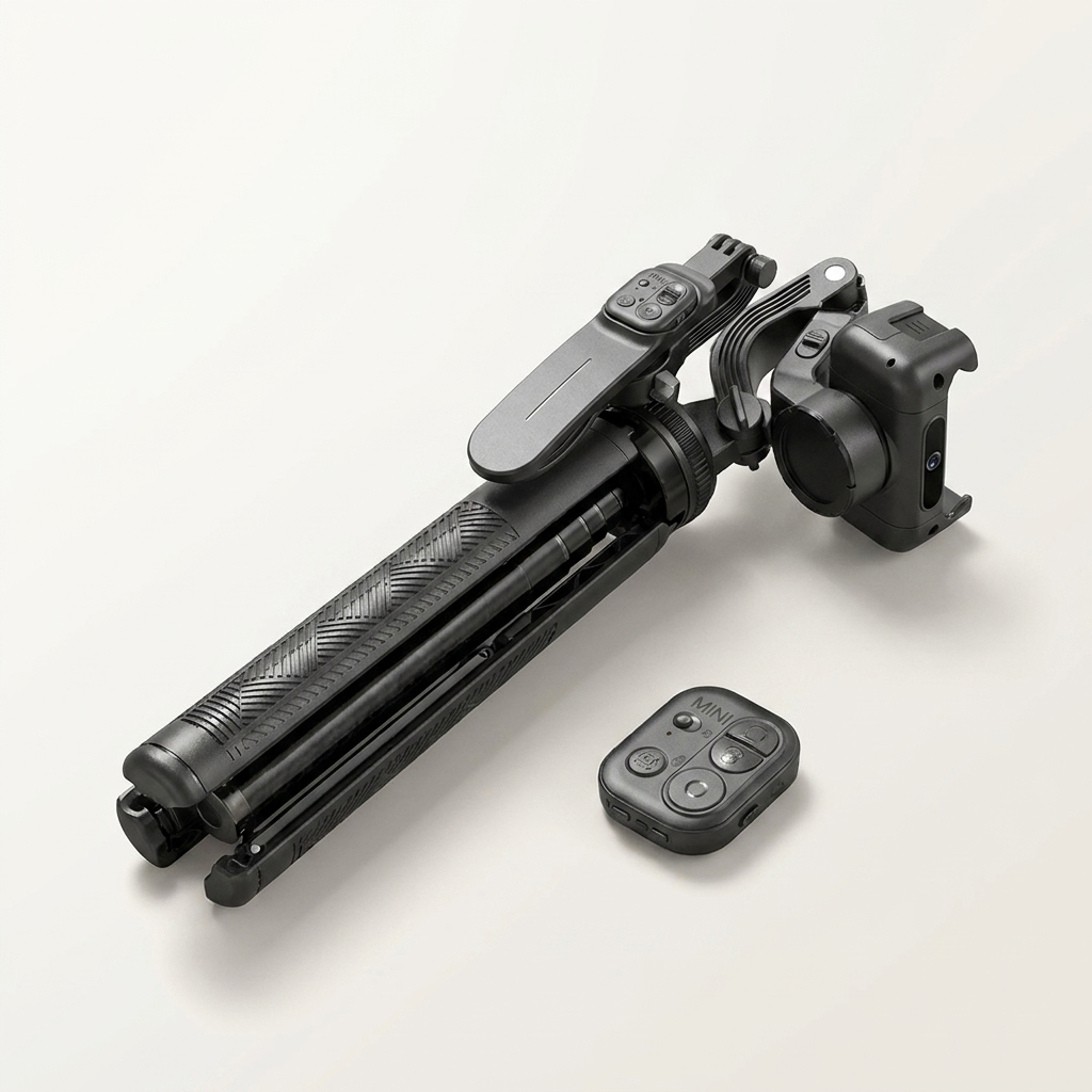 360-degree rotating head switches between portrait and landscape instantly