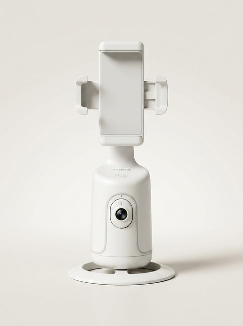 AI Face-Tracking Phone Holder - Auto-Follow 360° Mount for Streaming & Video