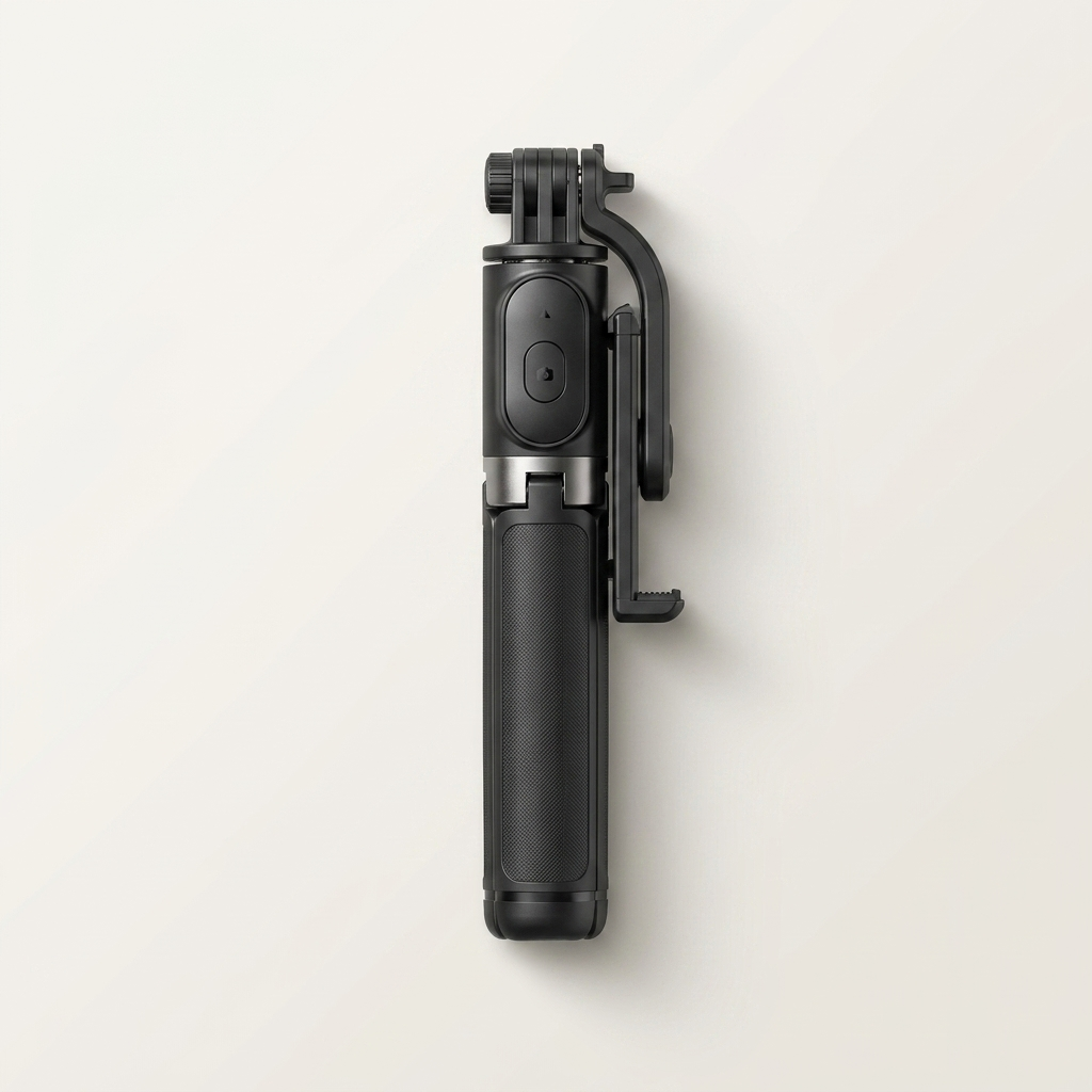 Detachable Bluetooth remote firing the shutter from a distance