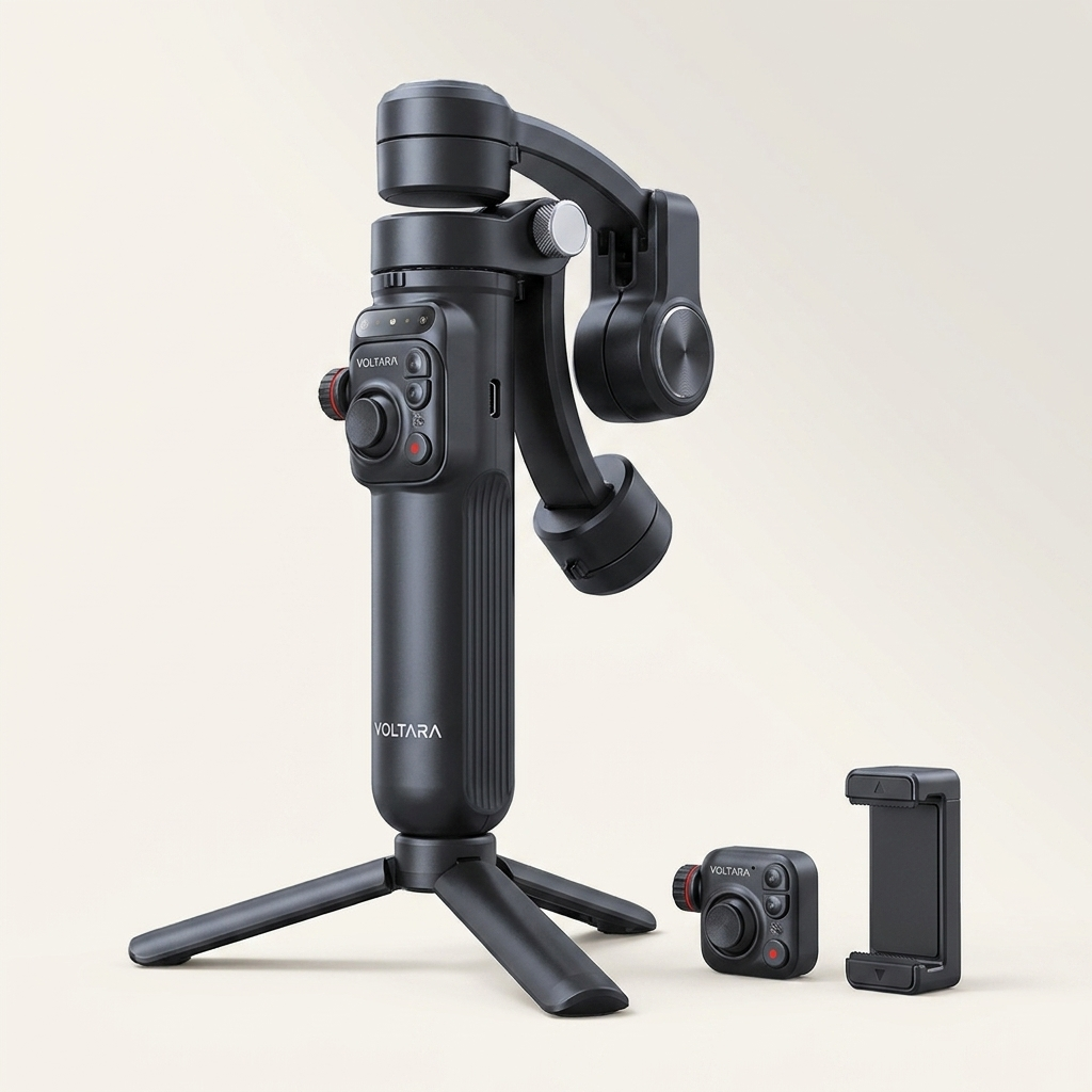 Bluetooth control and detachable remote for reframing from a distance