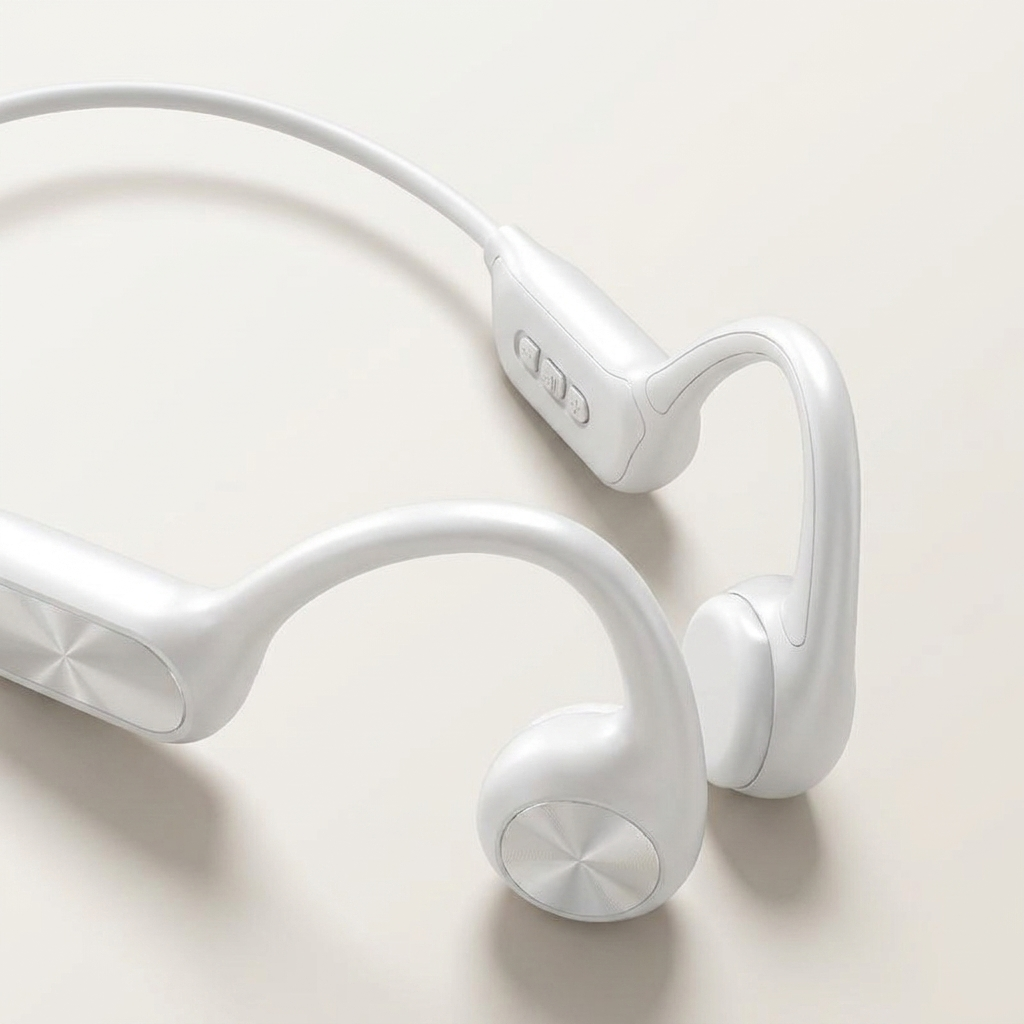 Bone conduction headphones with Bluetooth 5.4 for a stable, low-lag connection