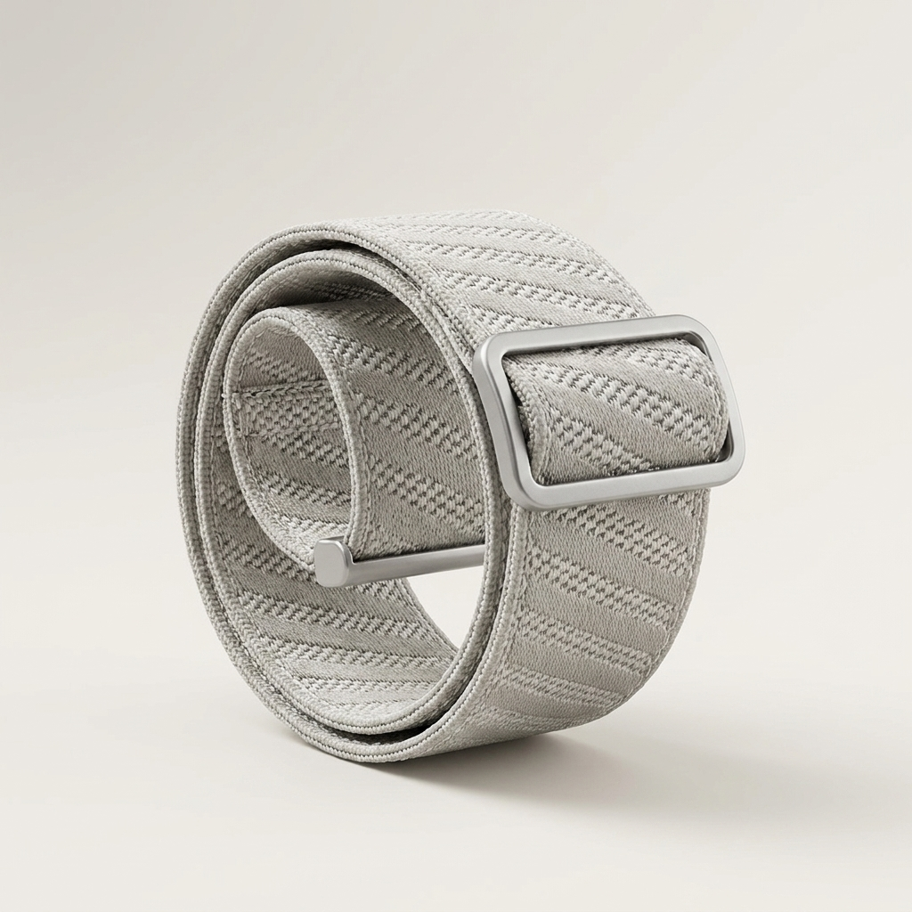 Hook-and-loop woven nylon band gives a fully adjustable, secure fit