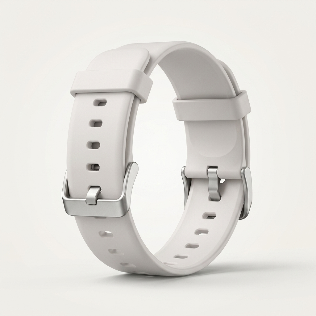 Soft, skin-friendly silicone strap that wipes clean after every workout