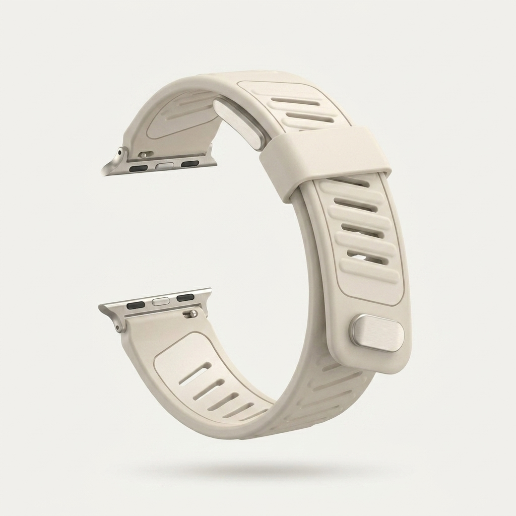 Silicone Sport Strap for Whoop 5.0 & ECG - Two-Tone Waterproof Wristband