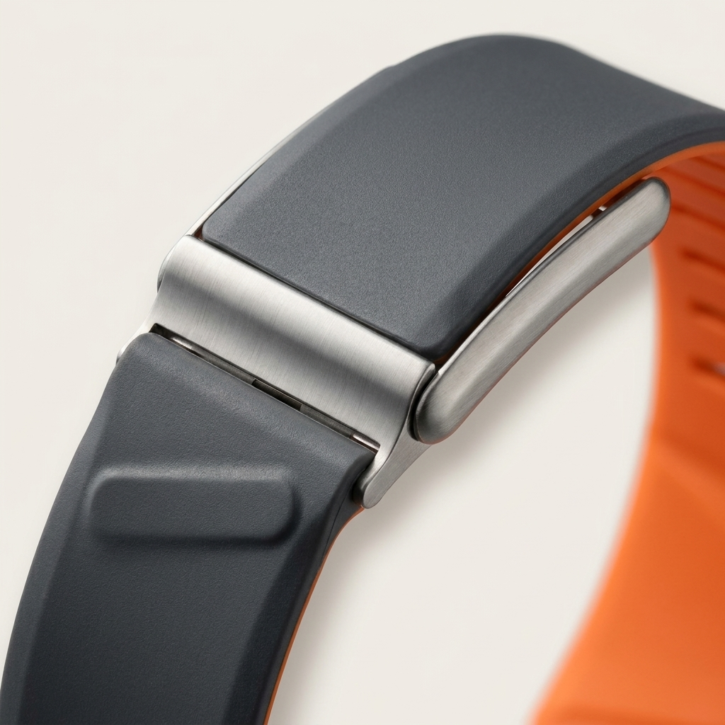 Silicone Sport Strap for Whoop 5.0 & ECG - Two-Tone Waterproof Wristband