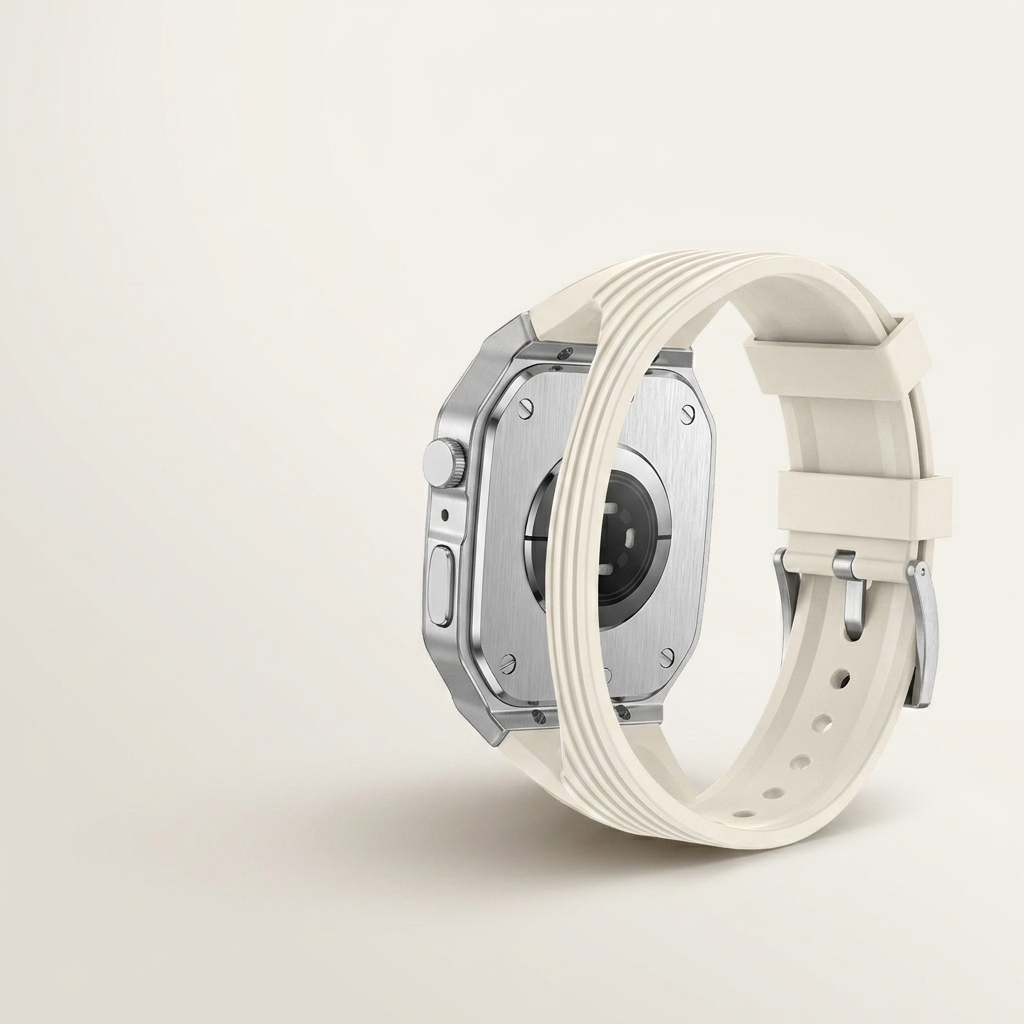 Watch case and band sized for 44/45mm and 46mm Apple Watch models