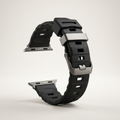 FKM Fluororubber Watch Strap for Apple Watch - 42-49mm, Titanium or Black Buckle