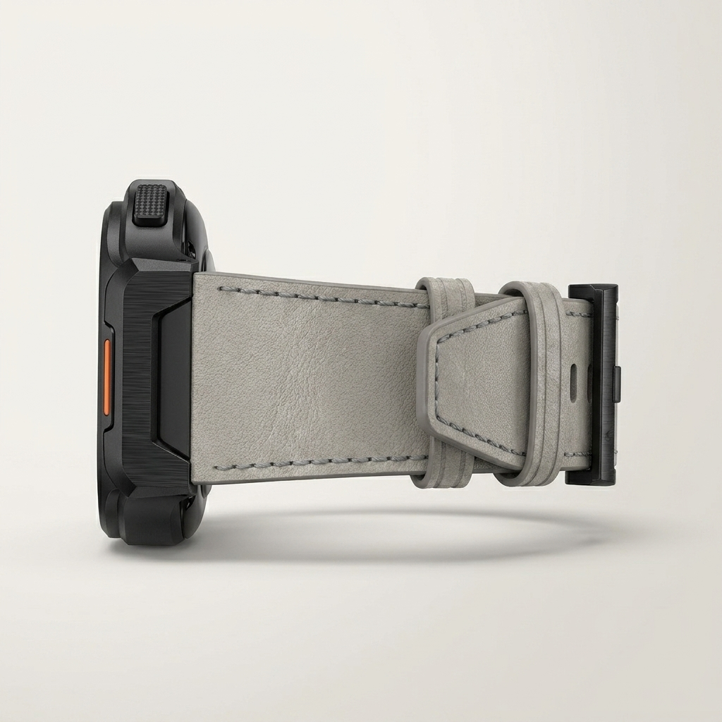 Quick-release lugs make fitting and swapping the strap effortless