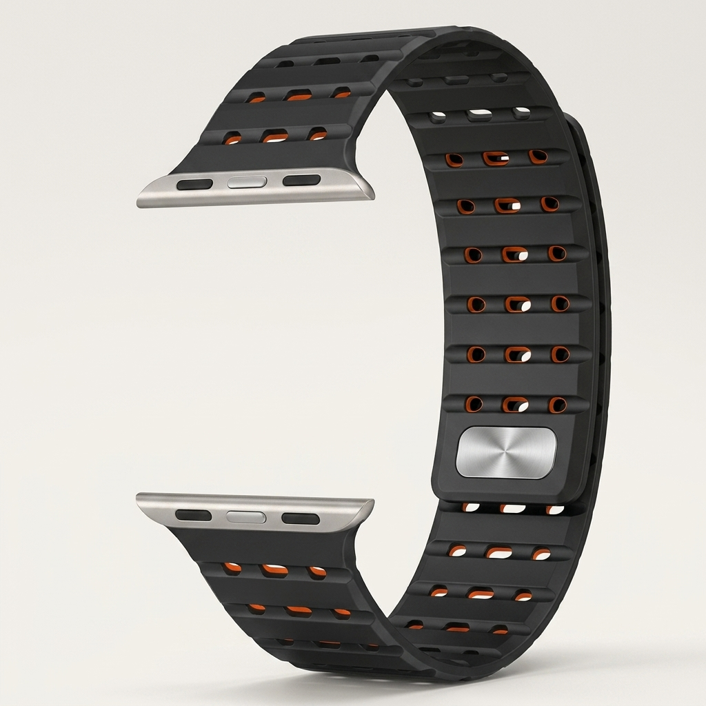 Watch band supplied on its own in nine colour choices