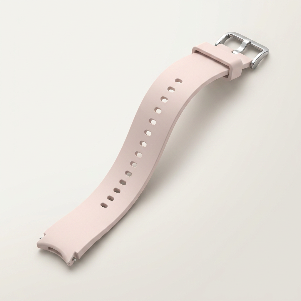 Solid-colour quick-release watch strap available in seven colours, strap only
