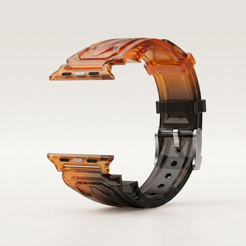 Band with standard quick-release lug fitting for easy attachment