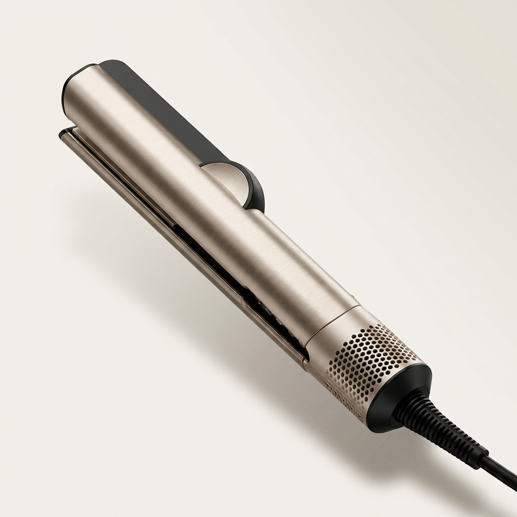 Ionic Ceramic Hair Straightener Comb - Wet & Dry Fast-Heat Flat Iron (UK Plug)