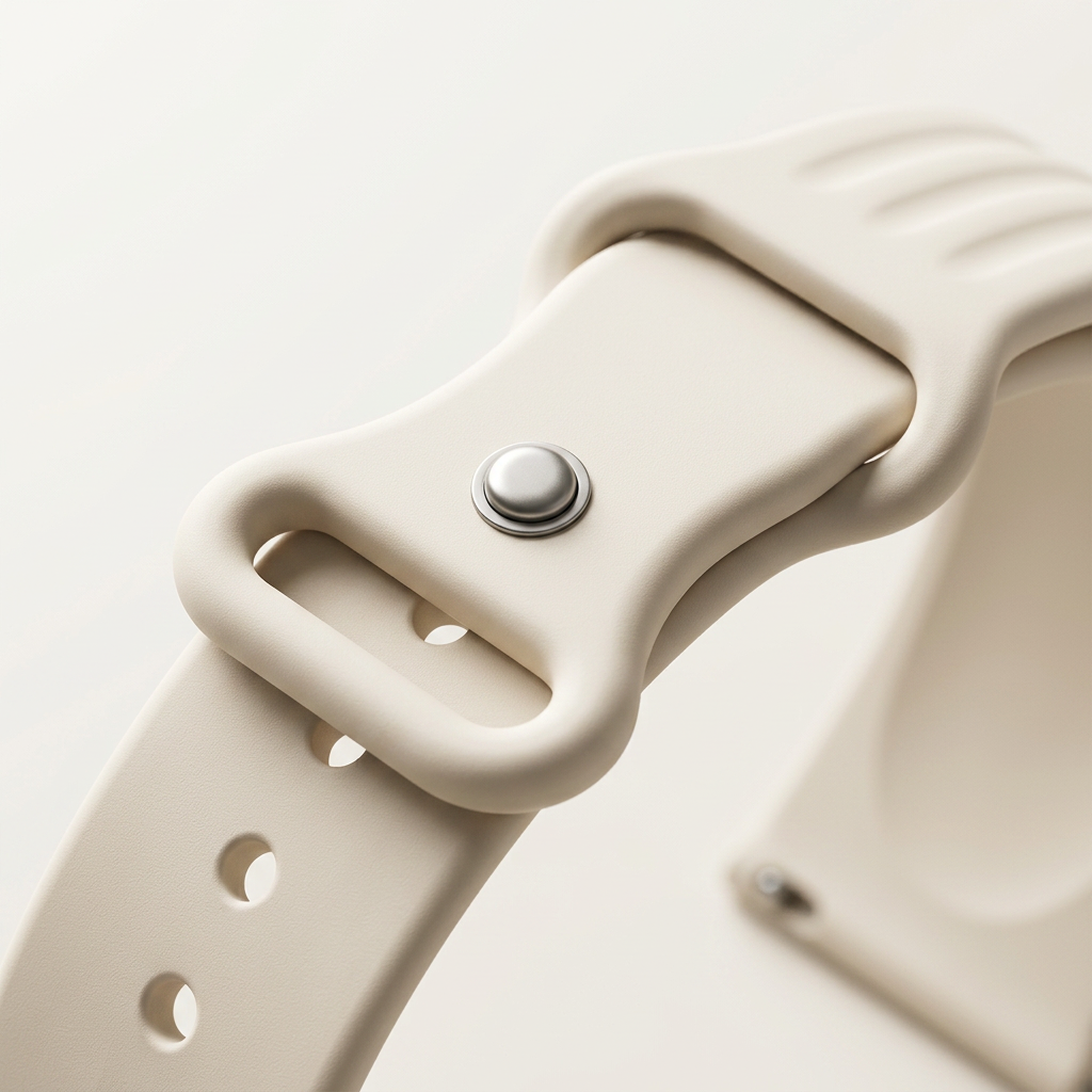 Sweat- and water-resistant silicone that wipes clean in seconds