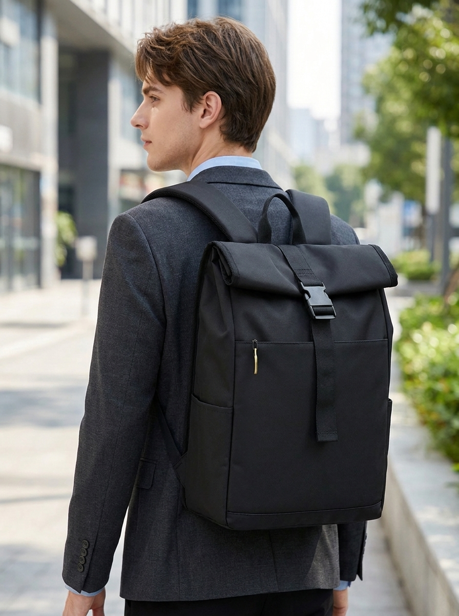 Ultra-light everyday laptop backpack made from lightweight nylon