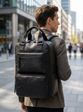 Waterproof-membrane laptop backpack that keeps laptops and essentials dry
