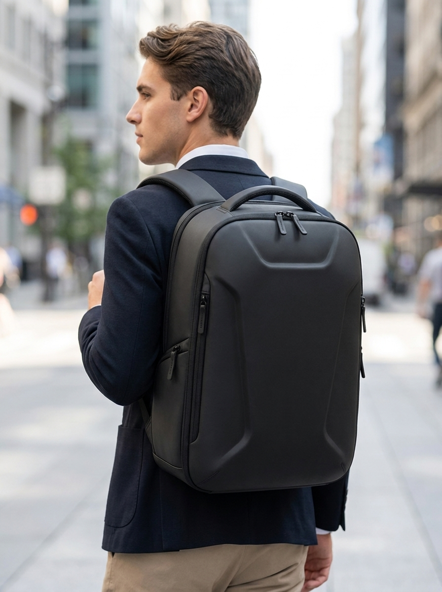 EVA Hardshell Laptop Backpack - Water-Resistant Structured 16" Commuter, 20-35L
