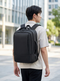 Commuter backpack with water-resistant, abrasion-resistant 900D Oxford membrane