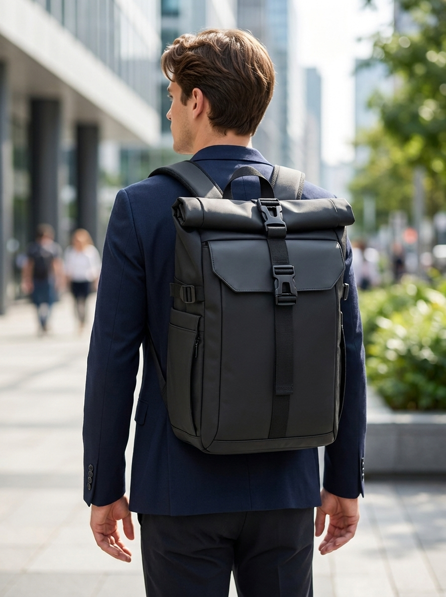 Foldable Waterproof Laptop Backpack - Fits 16" Commuter Rucksack, 20-35L