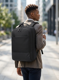 High-grade Oxford commuter backpack protecting laptops up to 15 inches