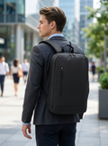 Ultra-thin business backpack keeping a clean, professional silhouette