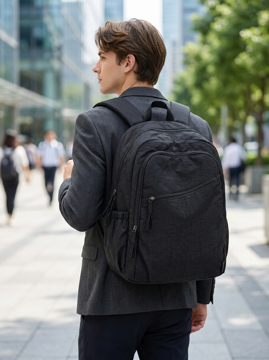 Lightweight casual laptop backpack weighing just 0.4 kg