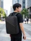 Lightweight laptop backpack in water-resistant Oxford cloth for work and study