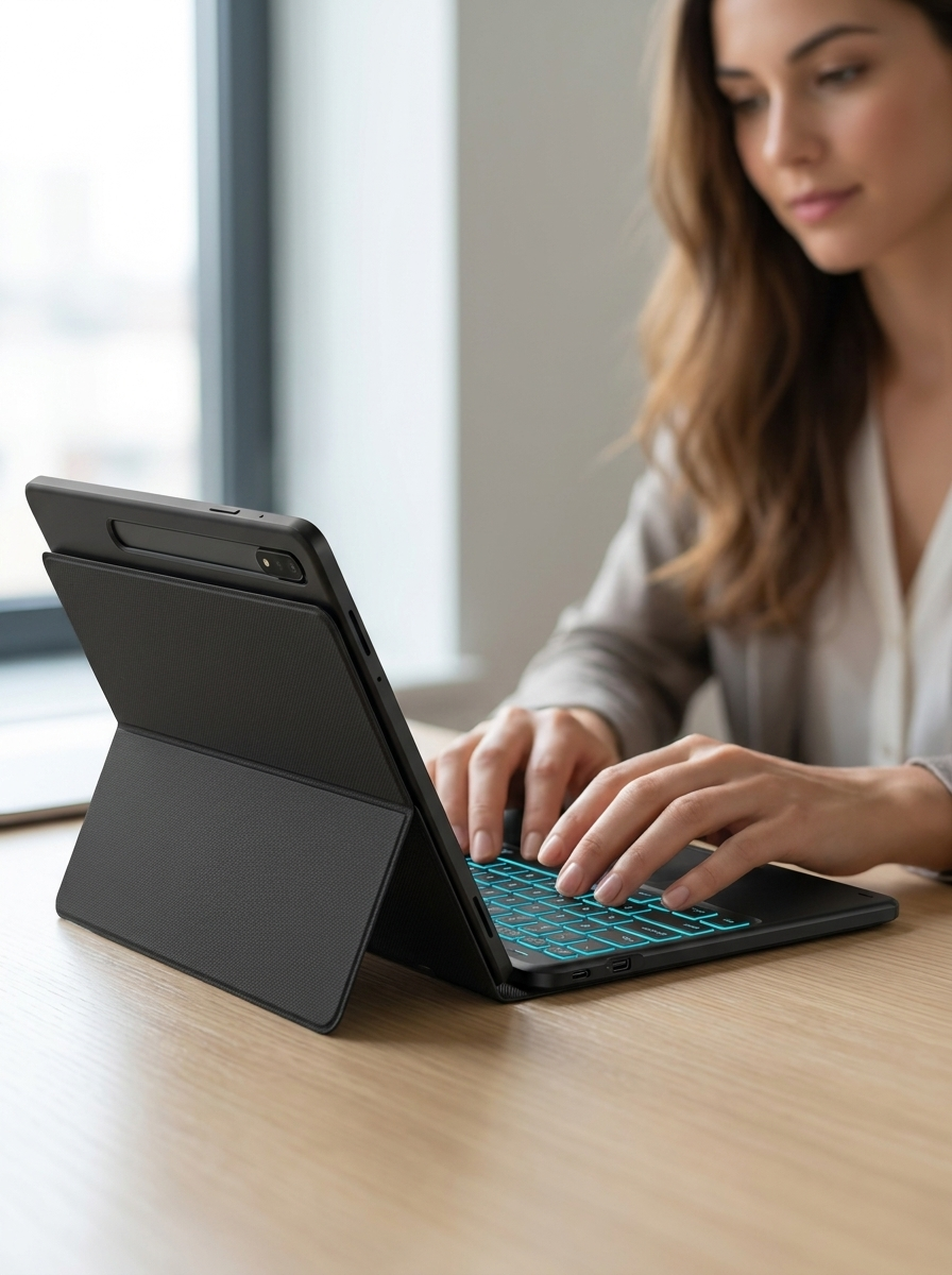 Magnetic keyboard folio for 14.6-inch Galaxy Tab S10, S9 and S8 Ultra