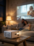 Portable Home Projector - Full HD 1080p, 150" Wireless Screen Mirroring | VOLTARA P50