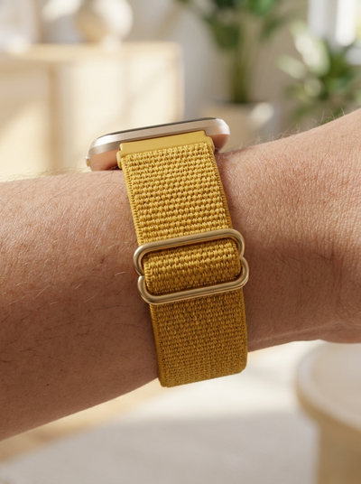 Woven Nylon Loop Band for Fitbit - Breathable Adjustable Sport Strap