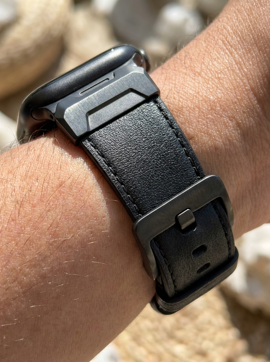 Full-grain genuine leather strap for the Samsung Galaxy Watch Ultra