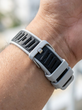 Two-tone silicone replacement strap made for the Whoop 4.0 band